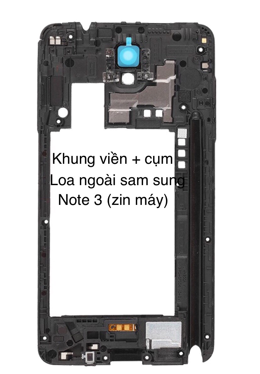 Khung viền và cụm loa ngoài Samsung 3 (zin tháo máy)