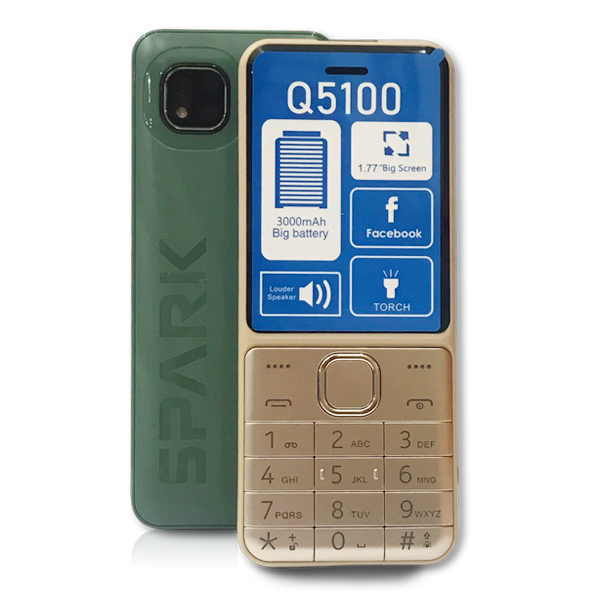 Điện thoại Q5100 2 sim pin trâu loa to