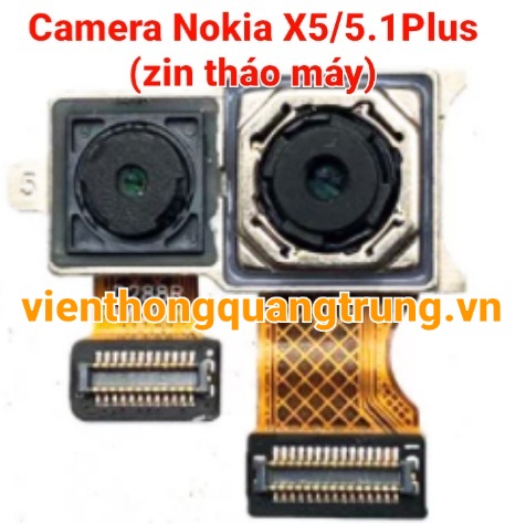 Camera sau Nokia X5/5.1Plus(zin tháo máy)