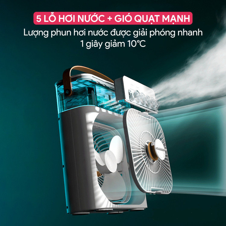 Quạt phun sương để bàn Quạt phun sương để bàn